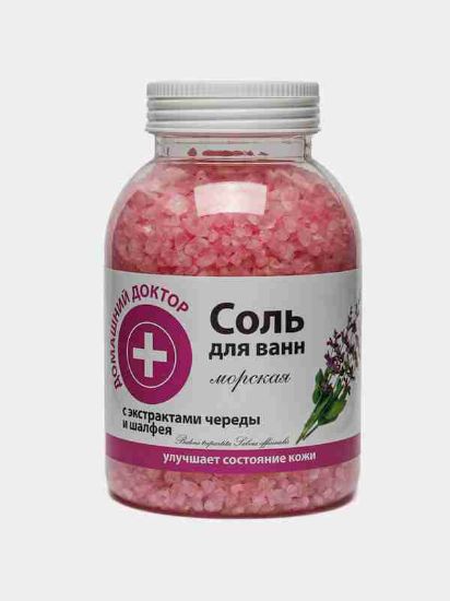 Изображение Домашний доктор соль для ванн морская с экстрактами 1000 мл