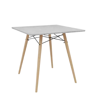 Изображение Стол кухонный Stockholm 80x80x78 ПВХ Бетон