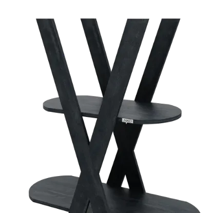 Изображение Книжная полка YOLKA 120X33X183 овальная UK