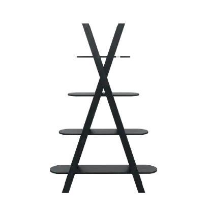 Изображение Книжная полка YOLKA 120X33X183 овальная UK