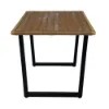 Изображение Стол обеденный МЯТА 140/78/75ДПК С плетенной рамкой (Outdoor)8888Z