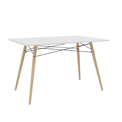 Изображение Стол кухонный Stockholm 120x80x78 крашенный ( Белый )