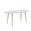 Изображение Стол журнальный Oval 120x60x45 Белый