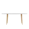 Изображение Стол журнальный Oval 120x60x45 Белый