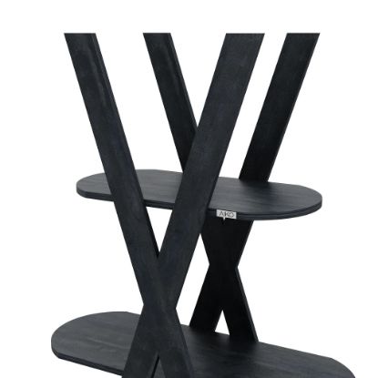 Изображение Книжная полка YOLKA 120X33X183 овальная UK