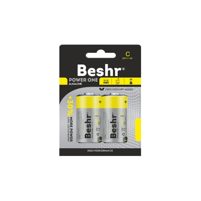 Изображение Батарейка BESHR POWER ONE D LR 20 2B