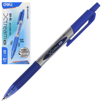 Изображение DELI ручка пишушие 0,7 mm Q11BL