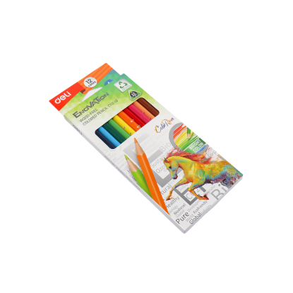 Изображение Карандаш цветн, 12цв DELI EC113-12