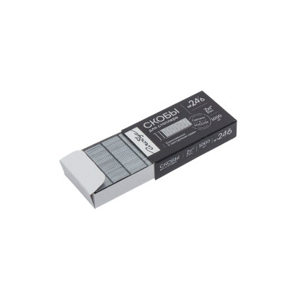 Изображение Скобы для степлера "Quality" №24/6 1000 шт. С24/6Ч-1000
