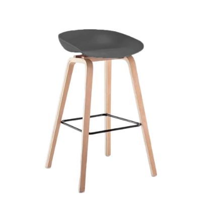 Изображение Барный стул LIBRA WOOD 186A серый