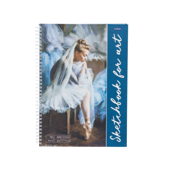 Изображение Premium Тетрадь Sketchbook 50л А4ф 100г.кв.м -На кончиках пуантов- 50Тт4Агр