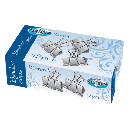Изображение CENTRUM Зажимы для бумаг 19мм 12шт 80134