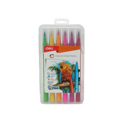 Изображение DELI фломастер 12цв C10304