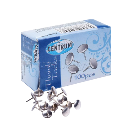 Изображение CENTRUM Кнопки метал. 100шт 80130