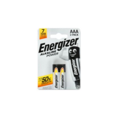 Изображение ENERGIZER ALKALINE POWER батарейка 2 шт AAA AAA-LR03
