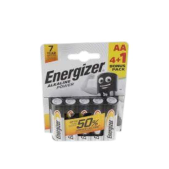 Изображение ALKALINE POWER AA BP5 4+1 E300483502