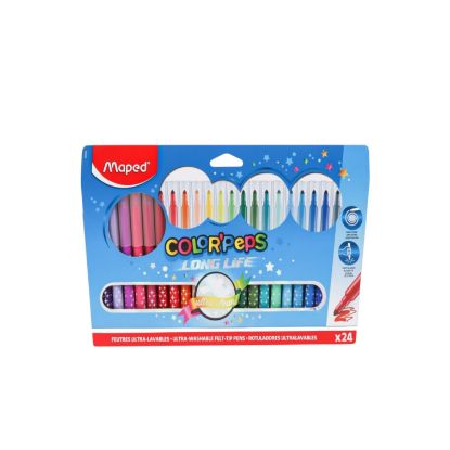 Изображение Фломастер MAPED 24цвета 845022