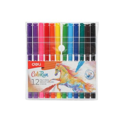 Изображение DELI фломастер 12цв C10003
