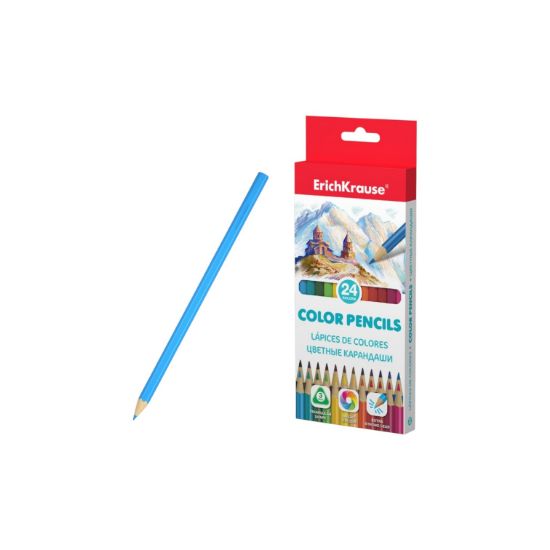 Изображение ERICHKRAUSE Цветные карандаши 24цвет 49888